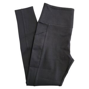 Lou & Grey Women's Sporty Ponte Side Pocket Leggings | Black | Medium